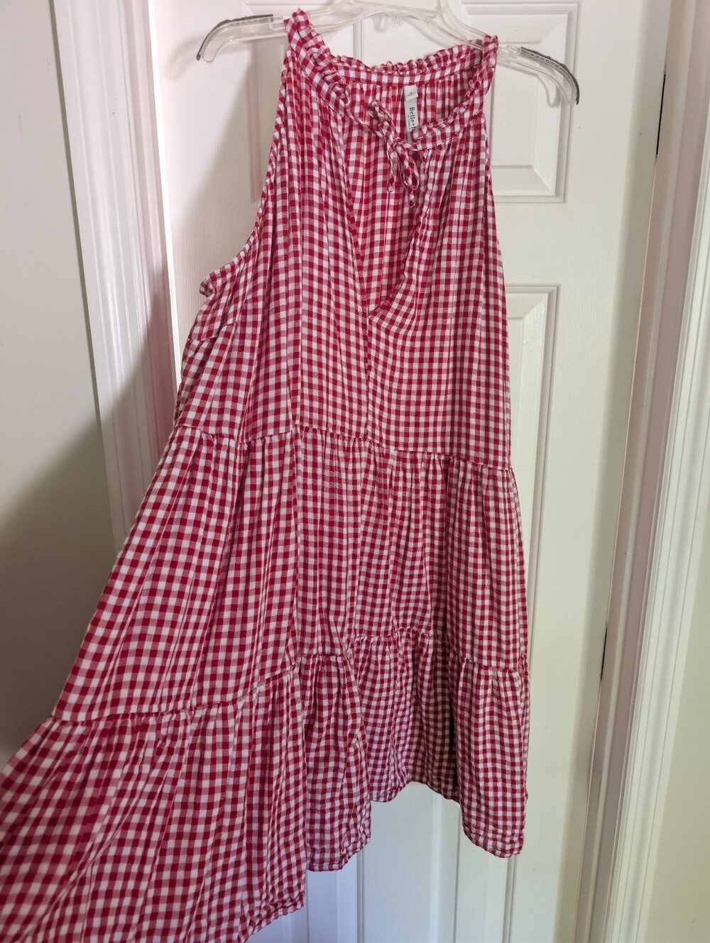 Torrid Belle Isle Red Gingham Dress Size 4 - Picture 3 of 5